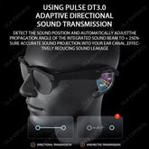 New Smart Glasses Men Bluetooth 5.3 Earphones Anti-Blu-Ray Stereo Headset Dual Speaker Touch Music Control Headphone Sunglasses