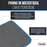 Filzada® 6X Panno Microfibra Auto - Panni Microfibra per La Cura Delle Auto 40X40Cm - Stracci Estremamente Assorbente