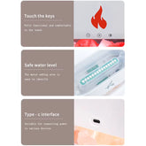 250Ml Air Humidifier Electric Ultrasonic USB 7 Color Flame Humidifier Essential Oil Fire Aroma Diffusers