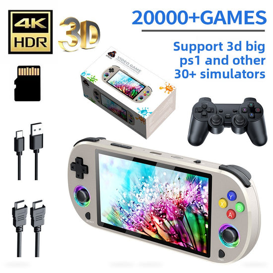 M22 Pro Portable Retro Handheld Game Console Dual Joystick Built-In Games LCD Screen