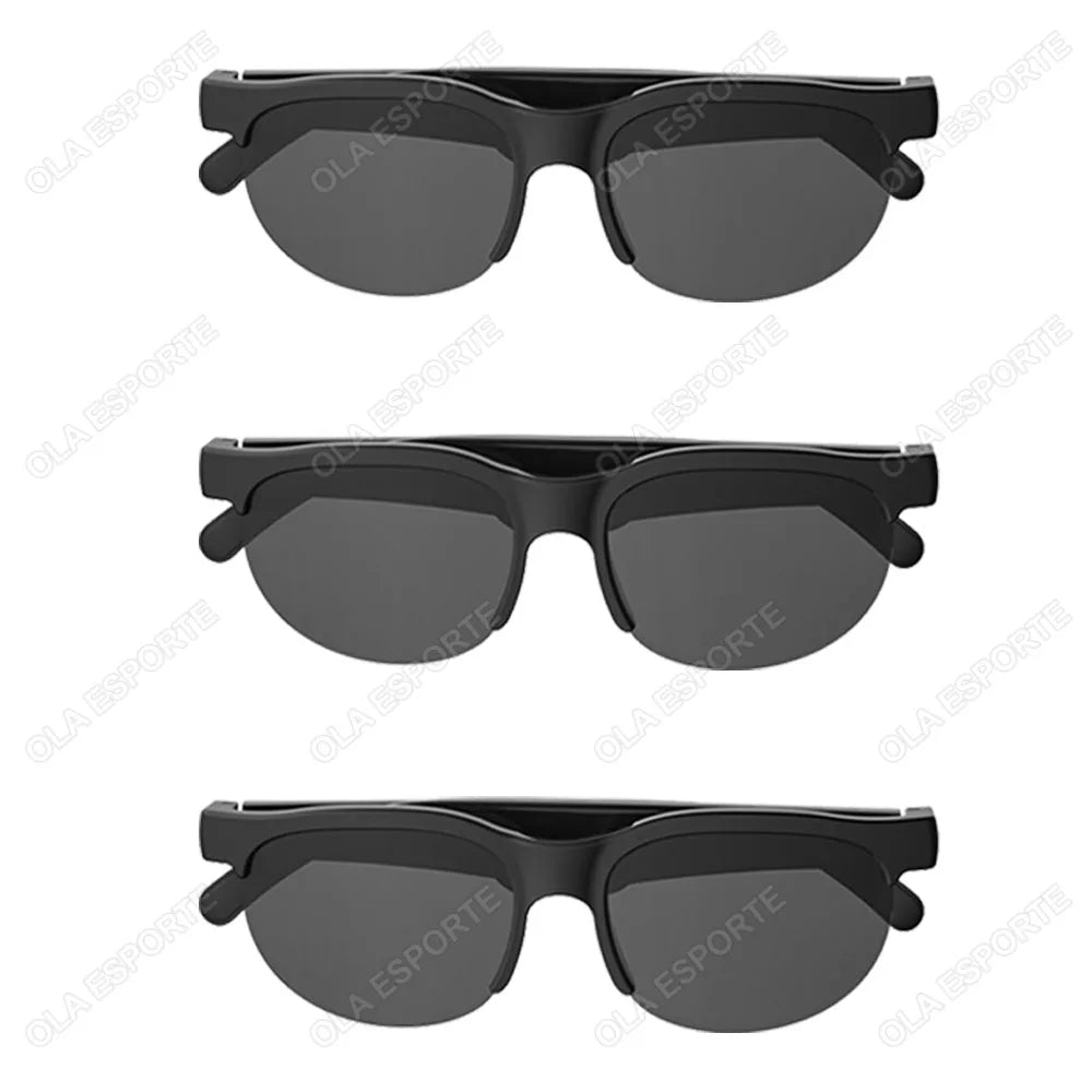 New Smart Glasses Men Bluetooth 5.3 Earphones Anti-Blu-Ray Stereo Headset Dual Speaker Touch Music Control Headphone Sunglasses