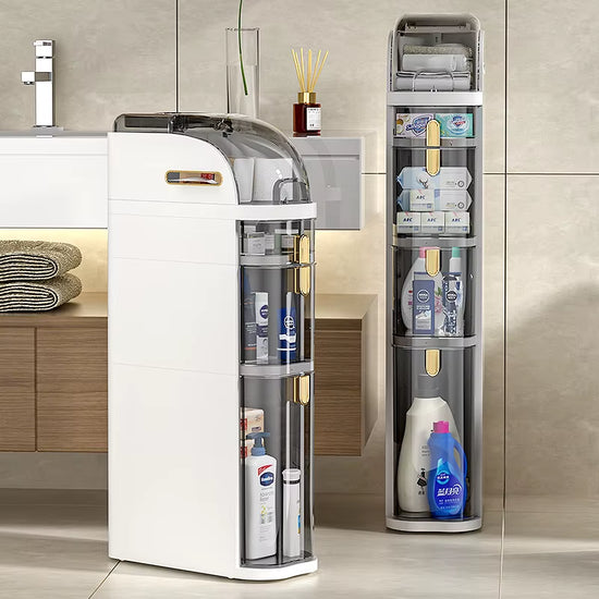 Wholesale 2-5 Layers Slit Plastic Flip Top Storage Drawer Cabinet Kitchen Bathroom Household Shelf for Storage Boxes & Bins