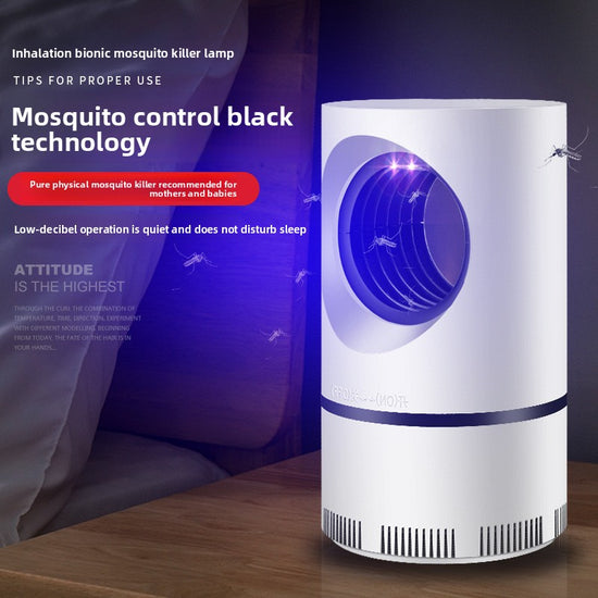 USB Mosquito Killer Lamp UV Insect Trap Silent Non-Toxic Indoor Bug Catcher