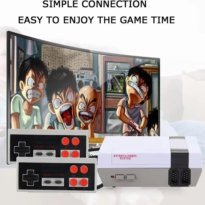 4 Button Controller Gamepad for 8 Bit Retro Video Game Consoles Hdmi-Compatible Mini Stick Built in 620 Games Dual Classic