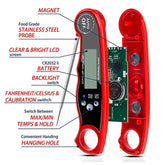 Kitchen Accessories Fast Reading Digital Meat Cooking Thermometer with Folding Probe Grill Thermometer