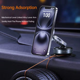 Boneruy X53 360 Rotate Vacuum Suction Cup Metal Phone Holder Aluminium Alloy Magnetic Adsorption for Gym Car Wall Glass