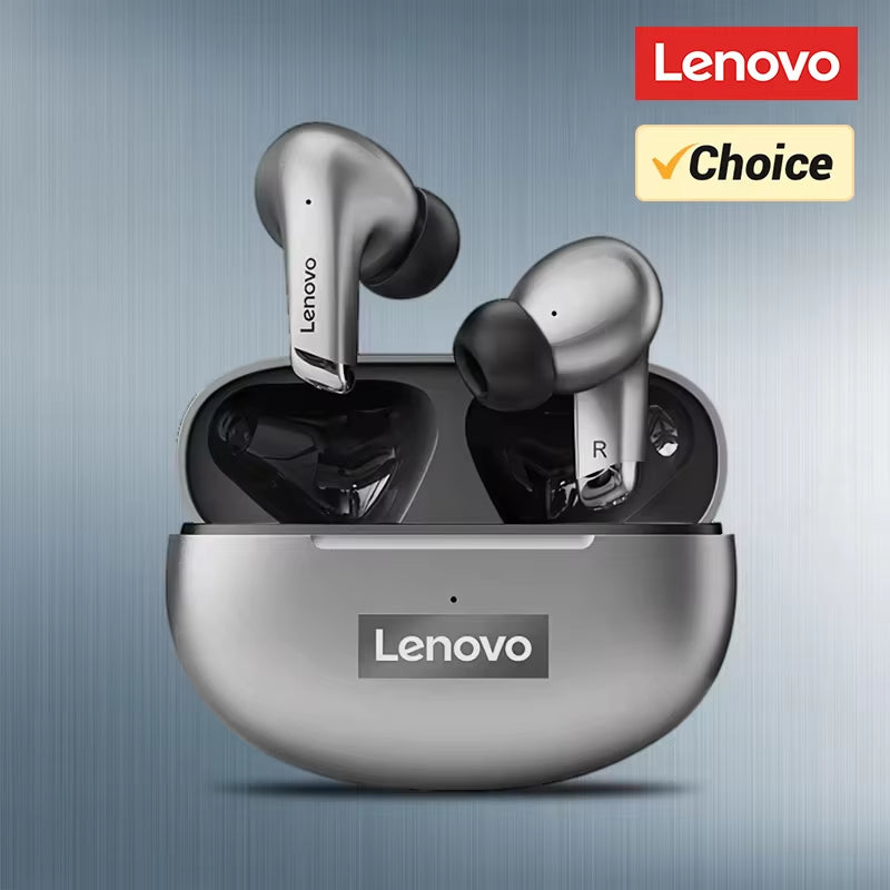 Choice Lenovo LP5 Wireless Bluetooth Earbuds Hifi Music Earphones Headphones Sports Waterproof Headset with Mic Earbuds Business