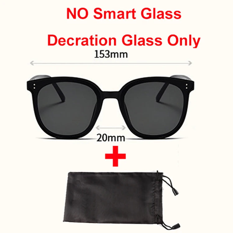 New Smart Glasses Men Bluetooth 5.3 Earphones Anti-Blu-Ray Stereo Headset Dual Speaker Touch Music Control Headphone Sunglasses