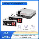 4 Button Controller Gamepad for 8 Bit Retro Video Game Consoles Hdmi-Compatible Mini Stick Built in 620 Games Dual Classic
