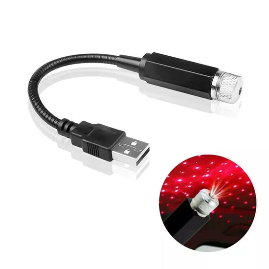 Mini LED Car Roof Star Night Light Projector Atmosphere Galaxy Lamp USB Decorative Adjustable for Auto Roof Room Ceiling Decor