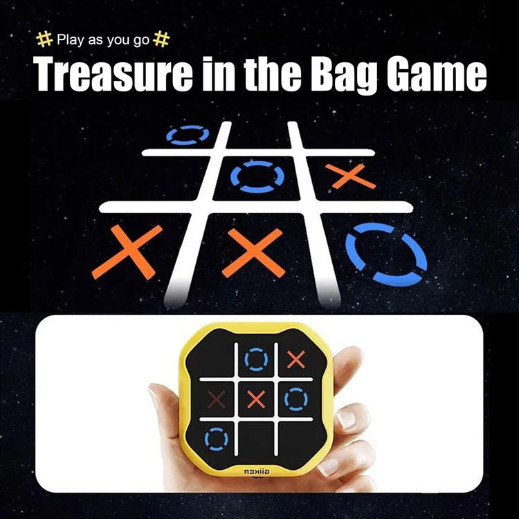 Electronic TIC-TAC-TOE Game Bolt Chess Video Game Consoles Children Puzzle Toys Portable Handheld Board Game Toys Kids Gifts