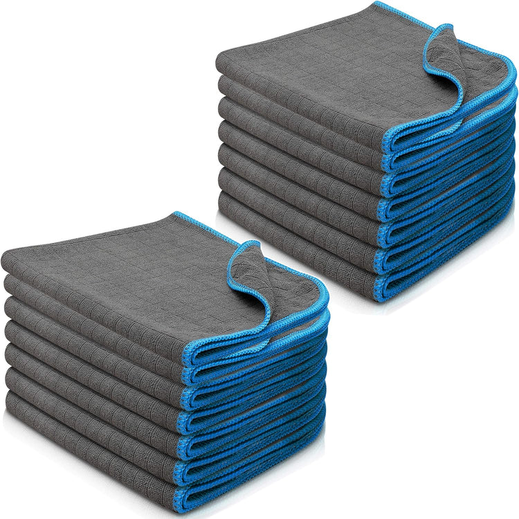 Filzada® 6X Panno Microfibra Auto - Panni Microfibra per La Cura Delle Auto 40X40Cm - Stracci Estremamente Assorbente