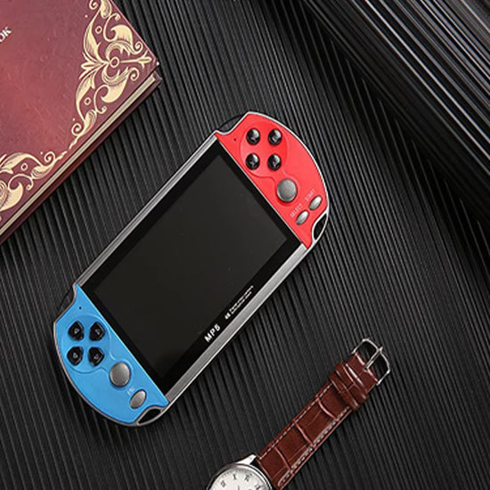X7/X7Plus Portable Gaming Console, 4.3/5.1-Inch HD Screen, Portable Audio-Video Player, Classic Games, over 10,000 Free Built-