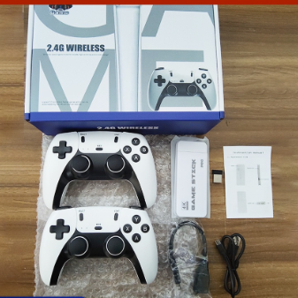 M15 Retro Game Console 64GB/128GB with 2 Wireless Controllers, 4K HD HDMI Output, Plug-and-Play Classic Gaming System